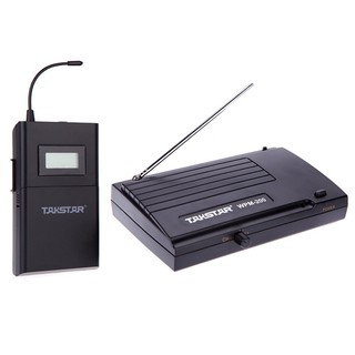 takstar wpm-200 uhf อุปกรณ์รับสัญญาณเสียงไร้สายหน้าจอ lcd 6 ช่องสัญญาณ 50 เมตร