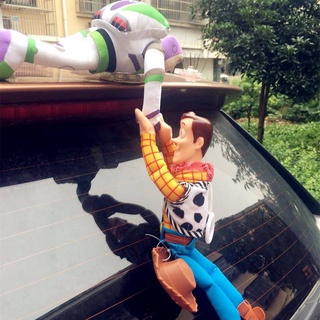 ตุ๊กตาบัสและวู้ดดี้เกาะรถ Buzz Lightyear บัซไลท์เยียร์ Woody Toystory