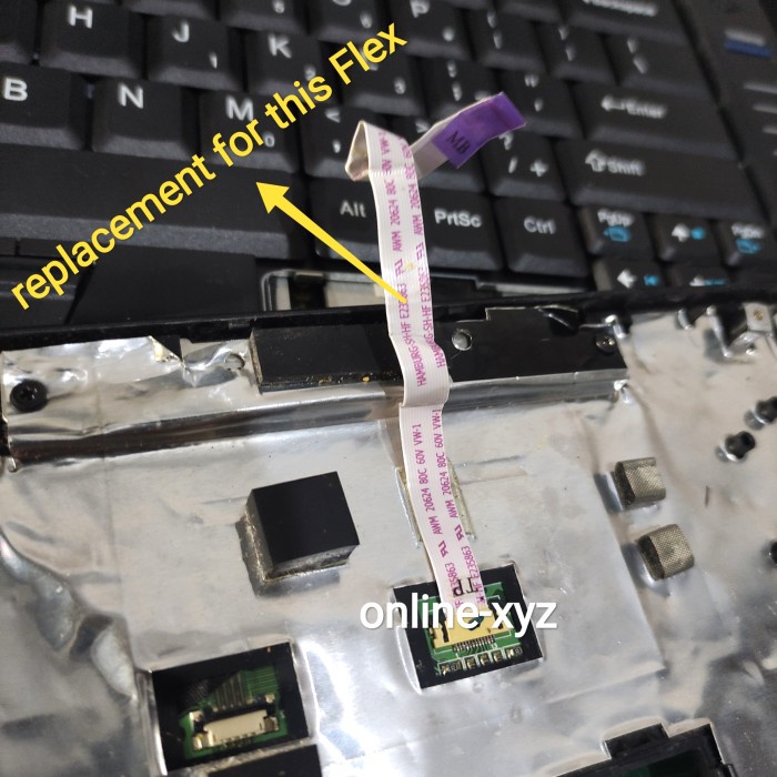 สายยืดหยุ่นทัชแพด LENOVO Thinkpad L412 L510 L512 SL410 SL412 SL510 SL512