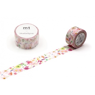 mt masking tape Summer (MTBLUE05) / เทปตกแต่งวาชิ ลาย Summer แบรนด์ mt masking tape จากประเทศญี่ปุ่น