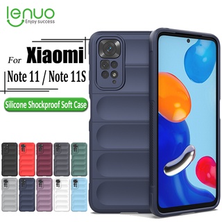 เคสโทรศัพท์ซิลิโคน แบบนิ่ม กันกระแทก หรูหรา สําหรับ Xiaomi Redmi Note 11 4G Note 11S 4G