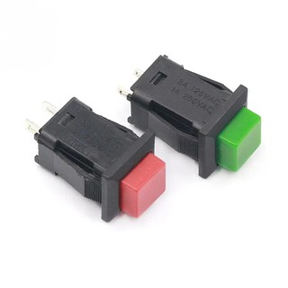 Push Button Switch 2 ขา 1A 250V สวิตซ์ สี่เหลี่ยม กดติดกดดับ กดติดปล่อยดับ