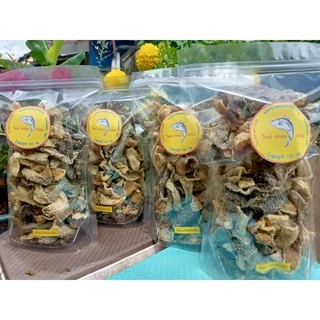 หนังปลาแซลมอน ทอดกรอบ 1 กิโลกรัม รสออริจินัล ไม่ใส่ผงปรุงรส