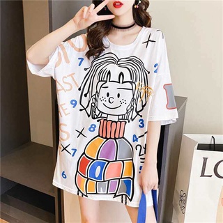 เสื้อยืดแฟชั่นผู้หญิงลายทางแขนสั้นคอกลม เนื้อผ้าดีใส่สบาย! New Fashion womens Mao  shop