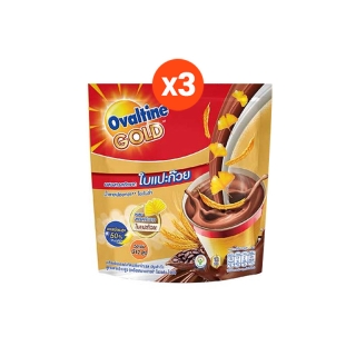 Ovaltine โอวัลติน 3อิน1 โกลด์ 30กรัม รุ่น 13 ซอง x 3 แพ็ค