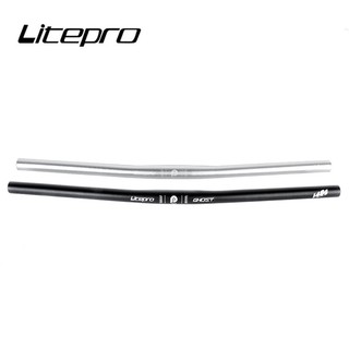 Litepro แฮนด์บาร์จักรยาน โลหะผสม ทรงตรง 25.4*580 540 มม. 148 G สําหรับรถจักรยานแบบพับ