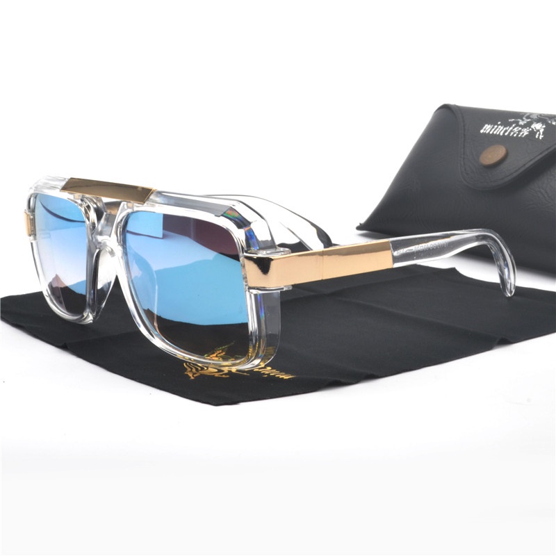 High Quality Oversized Men Square Driving Sunglasses Women Brand