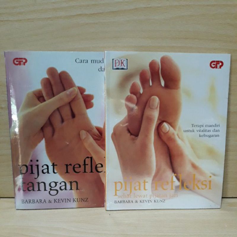 แพ็คเกจ 2 เล่ม HAND & FOOT REFLEXION MASSAGE ของที่ระลึก บาร์บาร่า&เควินคุนซ์