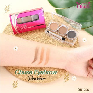 OB039  Obuse Eyebrow Powder ผลิตภัณฑ์ตกแต่งคิ้วชนิดพาวเดอร์ …