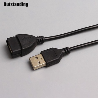 (Outstanding) สายเคเบิลต่อขยายข้อมูล Usb 2.0 A เป็น A ตัวผู้ ตัวเมีย 3 ฟุต 1