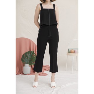 Le qua - Knot cropped pants