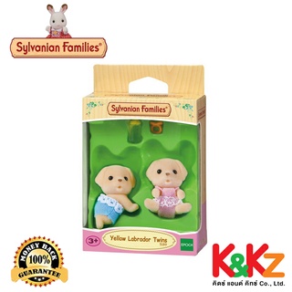 Sylvanian Families Yellow Labrador Twins / ซิลวาเนียน แฟมิลี่ ฝาแฝดเยลโล่ ลาบราดอร์