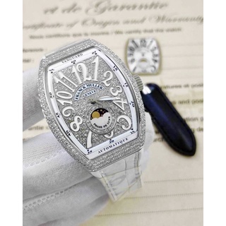Vanguard Moon Phase Full Diamond สีขาวน่ารักมากๆ