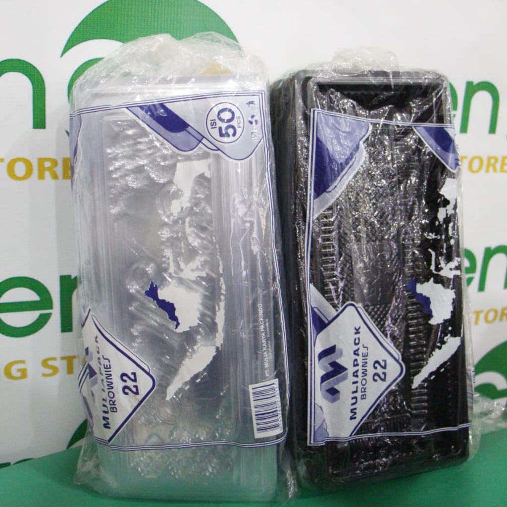 MIKA BROWNIES MULIAPACK กล่องขนาด L ขนาด 22 ซม. แทนเน็ต 50 ชุด MIKA BROWNIES SQUARE MIKA BROWNIES กล