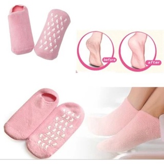 Spa Gel Sock ถุงเท้าสปา บำรุงเท้า/เล็บ  รุ่น SpaGel-10Jun-J1