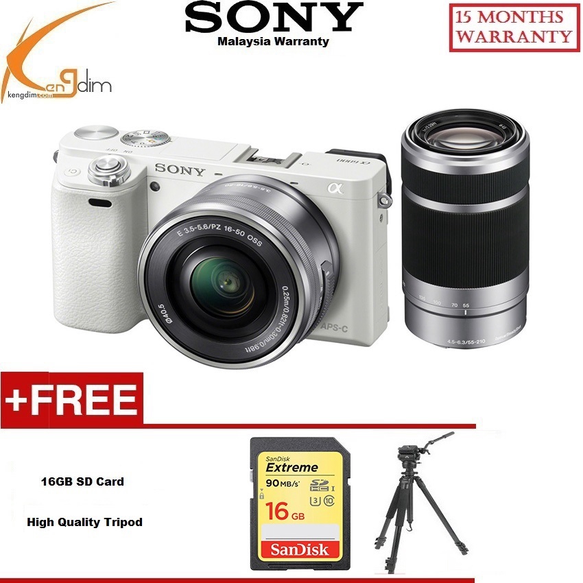 ชุดเลนส์ Sony A5100 16-50mm / 55-210mm