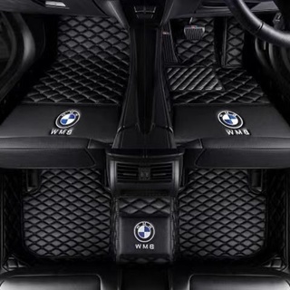 พร้อมส่ง พรมปูพื้นรถยนต์ แบบหนัง กันน้ํา สําหรับ BMW X1 X2 X3 X4 X5 X6