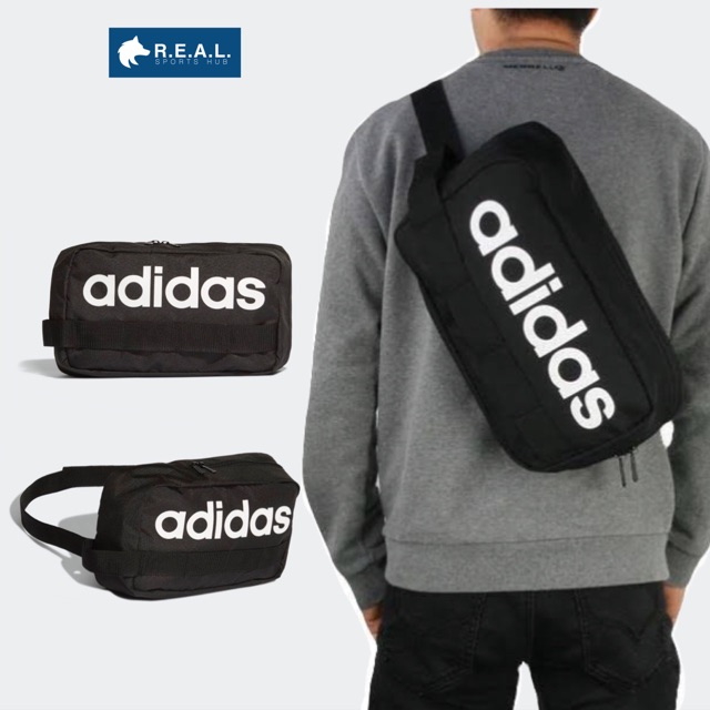 กระเป๋าสะพานข้าง Adidas รุ่น Linear Core (DT4823) | Shopee Thailand