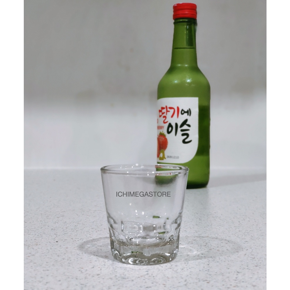 ICHIMEGASTORE Shot Glass Shot Glass แก้วค็อกเทลขนมหวาน Soju Wine Arak