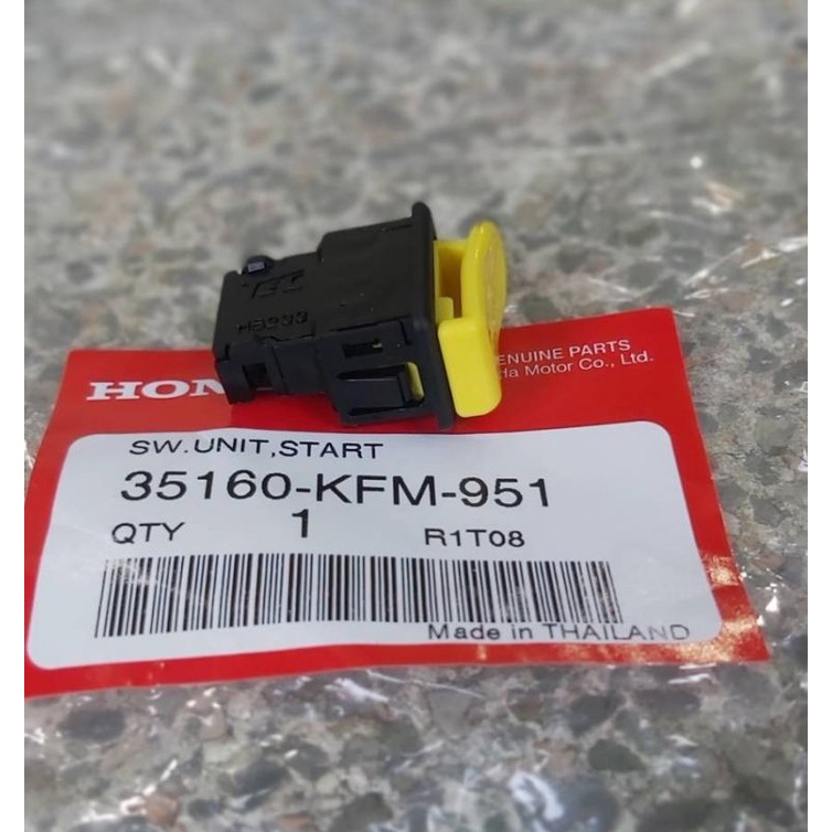 ปุ่มสตาร์ท สวิทสตาร์ทWAVE125R /DREAM EXCES(C100P) รหัส 35160-KFM-951 ของแท้เบิกศูนย์ฮอนด้า💯%