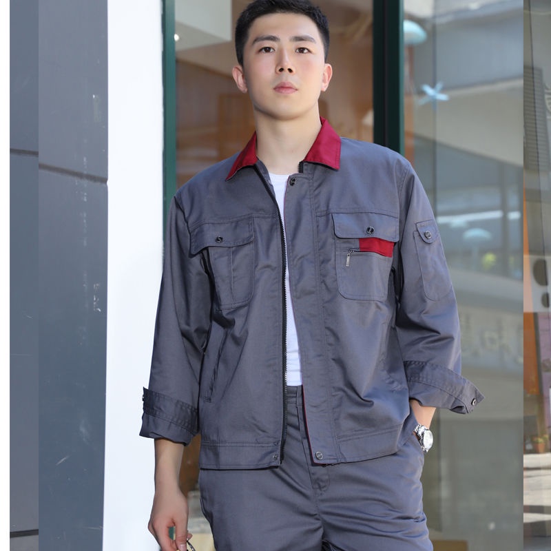 เสื้อช่าง แขนยาว เสื้อช็อป ชายและหญิง