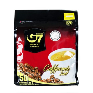 G7 Instant Coffee 3in1 Coffee Mix 50 sachets x 16g. กาแฟ G7 3in1 กาแฟสำเร็จรูป กาแฟเวียดนาม50ซองx16กรัม.