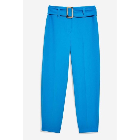 กางเกงขายาว Topshop สีน้ำเงินโคบอลต์ ไซส์ UK 12