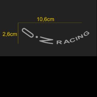 สติกเกอร์ตัด OZ RACING ขนาด 10 ซม.