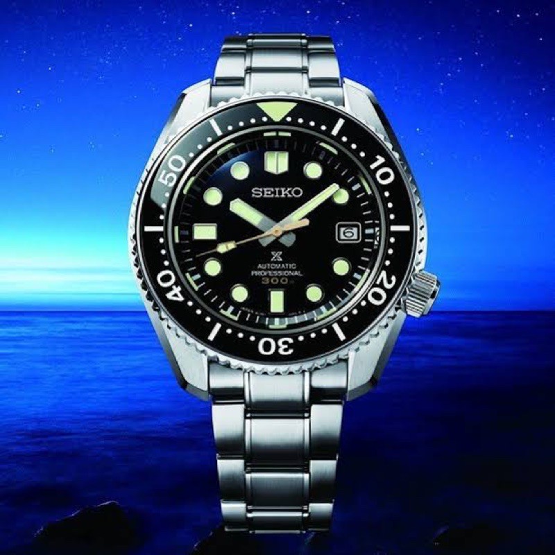 นาฬิกา Seiko Prospex Marinemaster รุ่น SLA021J สินค้าพร้อมกล่อง สายยาง คู่มือ ใบรับประกันศูนย์ seiko 1ปีเต็ม