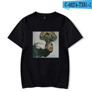 ใหม่ เสื้อยืดลําลอง แขนสั้น พิมพ์ลาย Ariana Grande สําหรับผู้ชาย