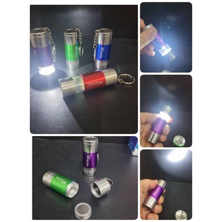 ไฟฉาย Led Flash Light ไฟ Led 1 ดวง ใช้ส่องแสงสว่าง หรือ เป็นตะเกียงสำหรับพกพา พร้อมพวงกุญแจในตัว H-127