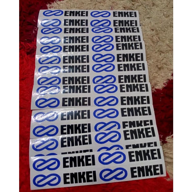 สติ๊กเกอร์ ENKEI RPO1 สีดํา