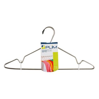 ไม้แขวนเสื้อ ไม้แขวนเสื้อสเตนเลส PCH-01 PLIM (1X3) อุปกรณ์ตากผ้า ของใช้ภายในบ้าน HANGER SS PCH-01 PLIM (1X3)