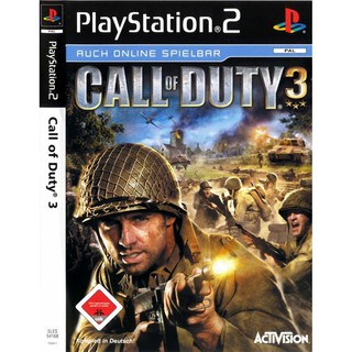 แผ่นเกมส์ Call of Duty 3 PS2 Playstation2 คุณภาพสูง ราคาถูก