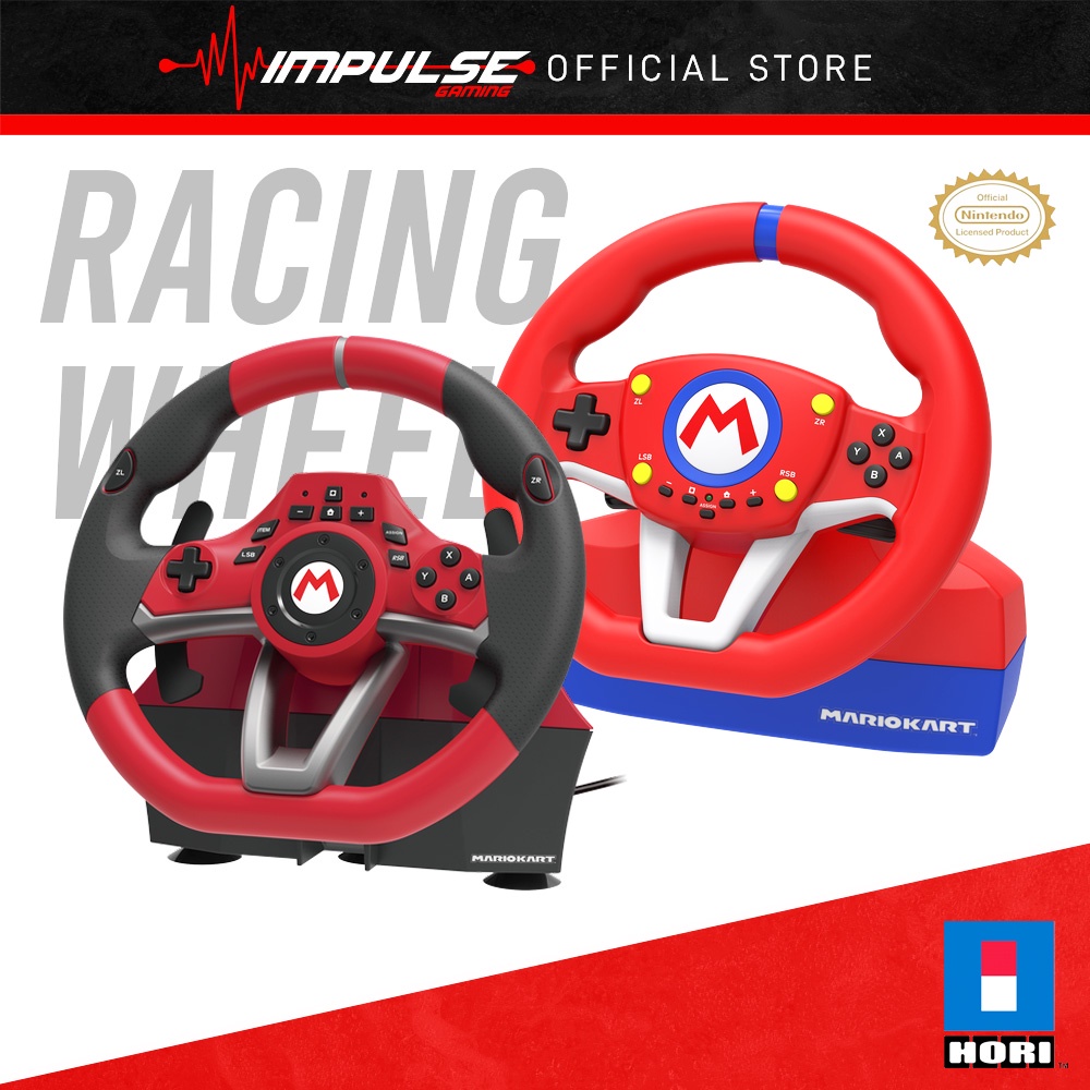 Hori NSW Nintendo Switch Mario Kart Racing Wheel Pro Mini &amp; DX ล้อแข่ง