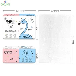 OKUMI_SHOP ราคาถูก!!! กระดาษทิชชู่ (1 กล่องแพคเกจ 40)ทิชชู่พกพา 1 ห่อ 210 แผ่น***(1ลัง)***