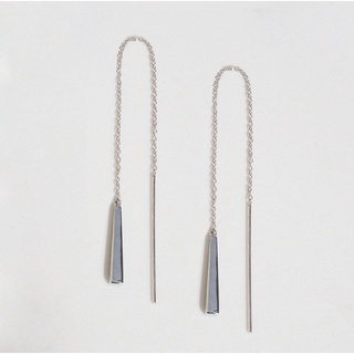 Silvermatters ต่างหูระย้า บาร์ (Bar Threader Earrings)