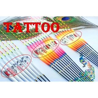 รูปลอกน้ำ tattoo sticker ติดทุ่นชิงหลิว และ อุปกรณ์ ทำทุ่นชิงหลิว สำหรับตกแต่งลวดลายเพื่อความสวยงาม สำหรับตกปลา