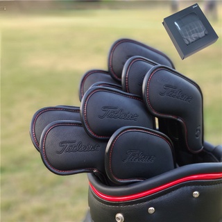 Titleist ฝาครอบหัวไม้กอล์ฟเหล็ก 4 5 6 7 8 9 P A S X 10 ชิ้น