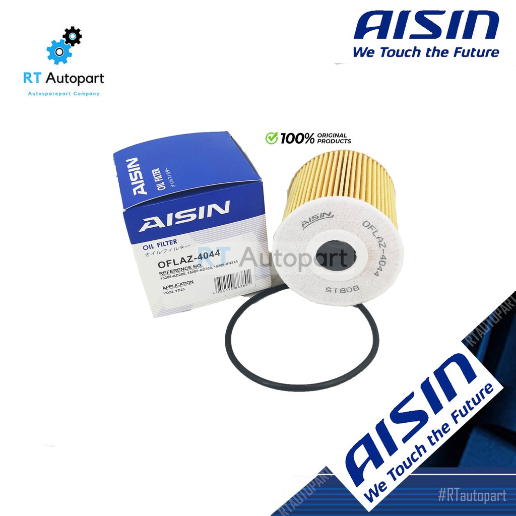 Aisin กรองน้ำมันเครื่อง Nissan Frontier YD25 / กรองเครื่อง Frontier YD25 / 15208-BN31A