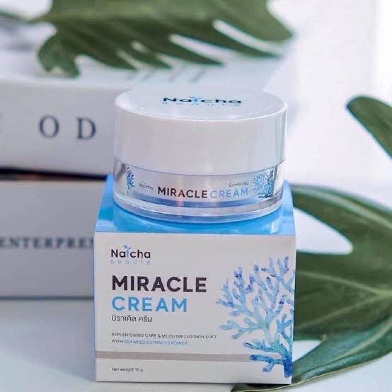 (ของแท้💯/พร้อมส่ง)  ครีมณัชชา Natcha Miracle Cream ++ครีมบำรุงผิวหน้าสูตรเข้มข้น++💯 (ปริมาณ 18 กรัม) #ครีมนัชชา