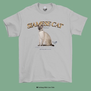 เสื้อยืดลาย SIAMESE CAT( วิเชียรมาศ) Classic Cotton Unisex by 【Nothing Hills】