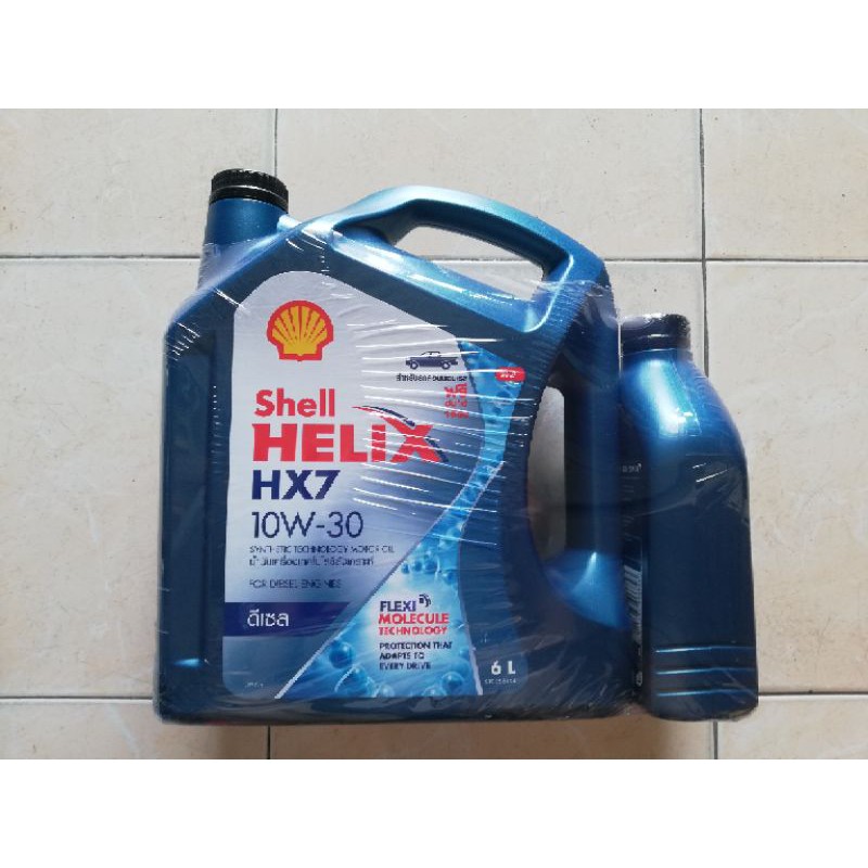 เชลล์ เฮลิกซ์ HX7 ดีเซล SHELL HELIX HX7 ขนาด 6+1 ลิตร