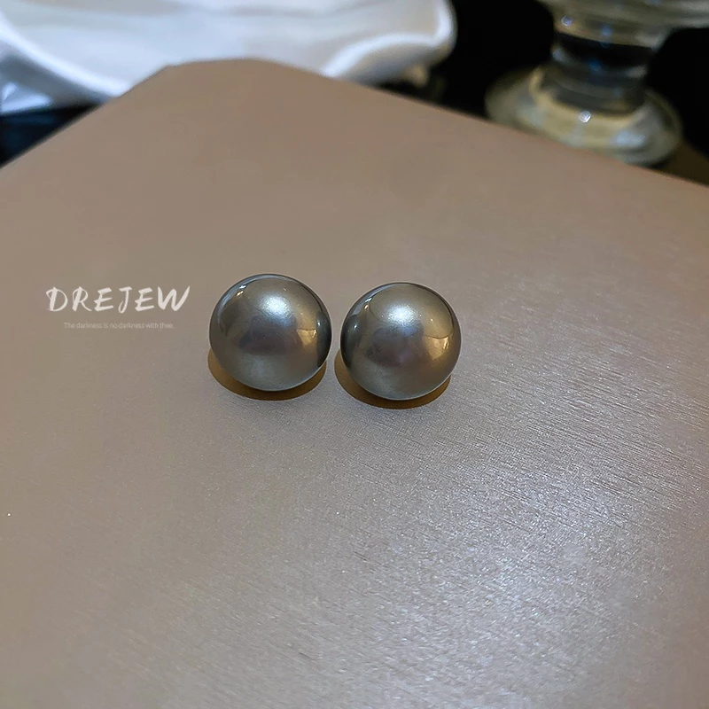 DREJEW ต่างหูรูปขนมปัง เข็มเงิน ประดับมุก สไตล์ฝรั่งเศส thumbnail 8