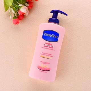 โลชั่นวาสลีน หัวเชื้อนำเข้า สูตรเนื้อเซรั่มบางเบาซึมไว Vaseline Healthy Even Tone With Vitamin B3 And. SPF10