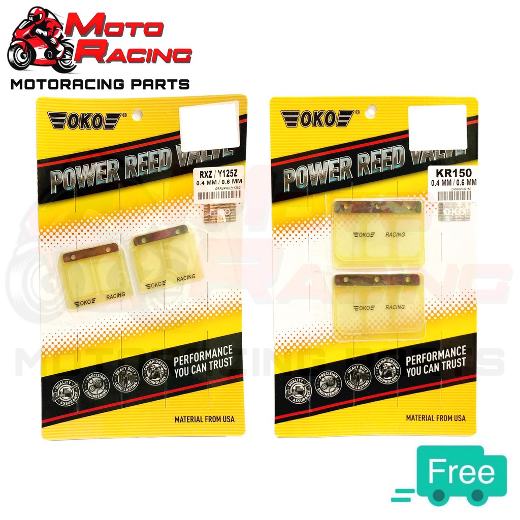RXZ / 125Z 125ZR / RR150 OKO RACING รีเซ็ตวาล์ว PAPAN BOYESEN V-FORCE VFORCE VFORCE