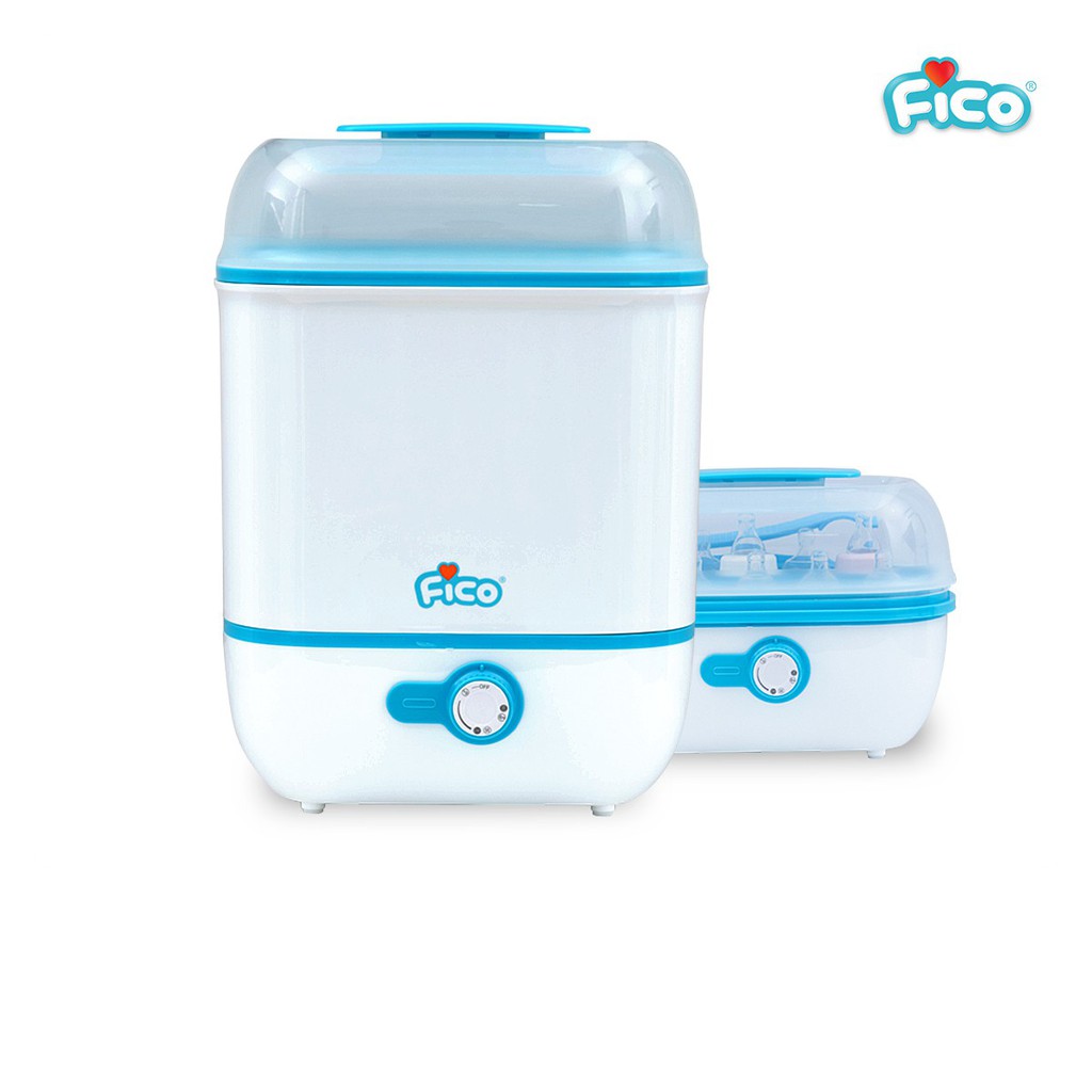 Fico เครื่องนึ่งขวดนมพร้อมอบแห้ง รุ่น FSD-02 มีรับประกันศูนย์ไทย 1 ปี