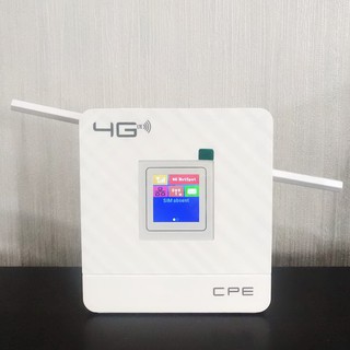 CPE Router เราเตอร์ใส่ซิม 4G LTE รองรับ 4G ปล่อยสัญญาณ WiFi รองรับการใช้งานของ มือถือ Tablet Notebook PC และกล้องวงจรปิด