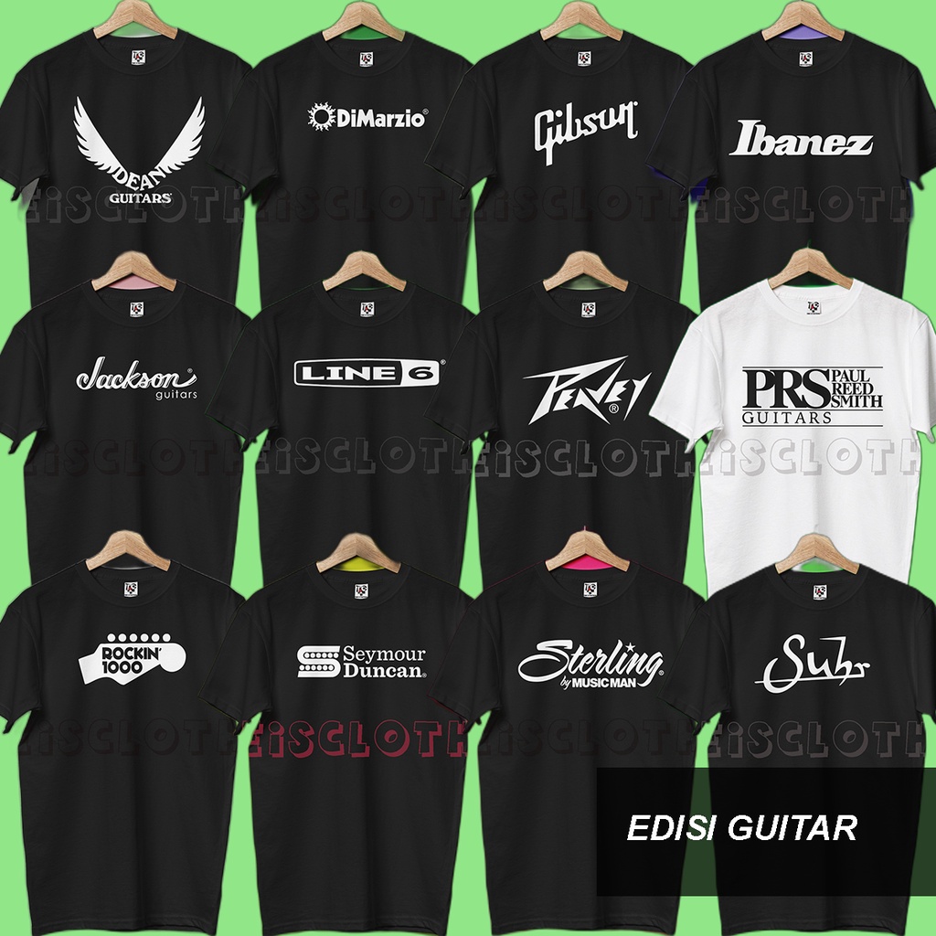 เสื้อยืด PRS guitar | เสื้อยืดสั่งทํา PAAVEY / IBANEZ สําหรับผู้ชายและผู้หญิง