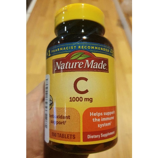 🍊Nature Made🍊 Vitamin C 1000 mg,100 Tablets, Helps Support the Immune System 💯% 🇺🇲 U.S.A (Exp. MAY/2